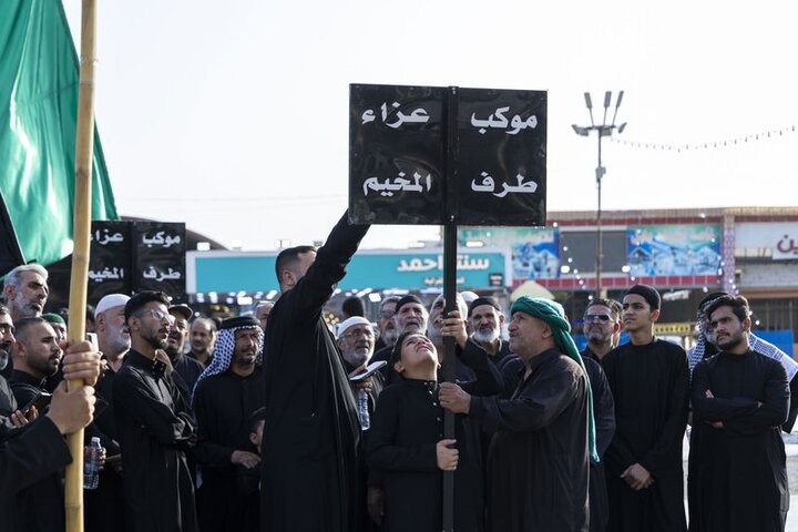 أحياء  ذكرى شهادة الإمام الحسن عند مزار العلوية الشريفة (عليهما السلام)