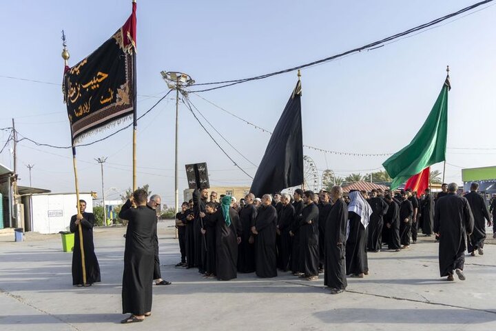 أحياء  ذكرى شهادة الإمام الحسن عند مزار العلوية الشريفة (عليهما السلام)