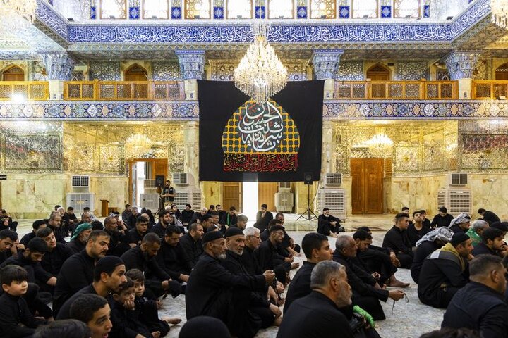 أحياء  ذكرى شهادة الإمام الحسن عند مزار العلوية الشريفة (عليهما السلام)