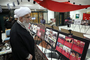 Kunjungan Sekjen Majma’ Ahlul Bayt (a) ke Pameran "Arba’in dalam Bingkai Gambar"