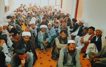 بزرگداشت سالروز شهادت امام حسن (ع) در دفتر آیت‌الله‌ فیاض در استان بامیان افغانستان