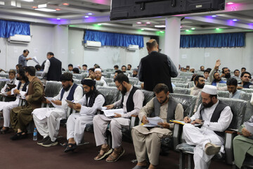گزارش تصویری | برگزاری بیست‌ودومین دوره کنکور پاییزی نمایندگی جامعة المصطفی افغانستان در کابل