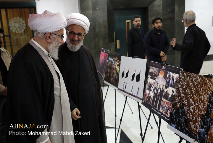 بازدید دبیرکل مجمع جهانی اهل‌بیت(ع) از نمایشگاه «اربعین در قاب تصویر»