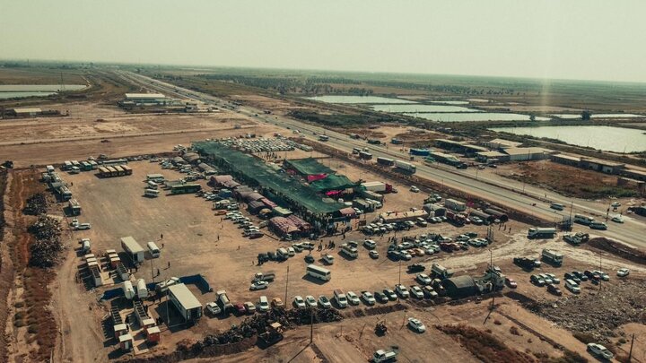 ورود چشم‌گیر زائران ایرانی اربعین از مرز خسروی به خاک عراق