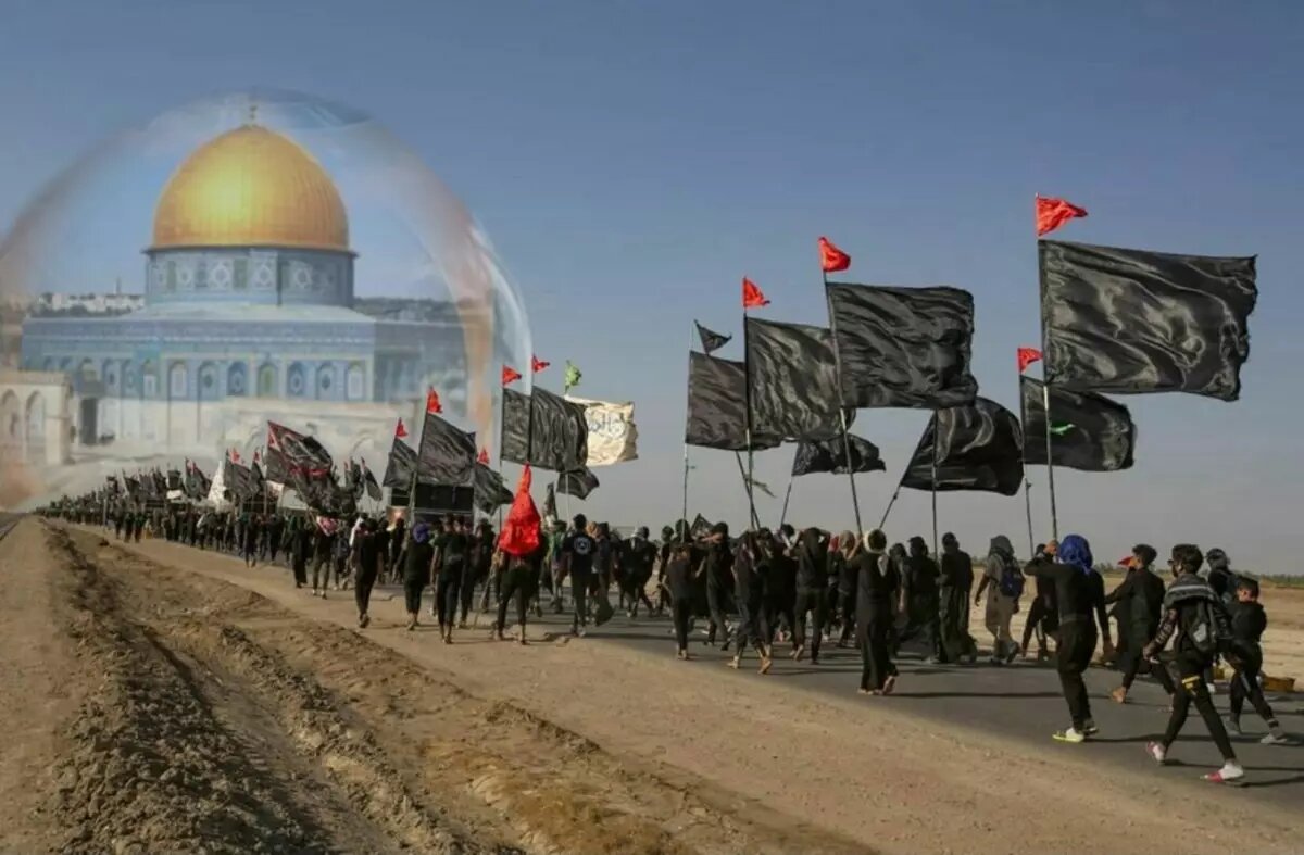 فیديو | من كربلاء إلى فلسطين: مسير فداء من أجل الحرية والكرامة