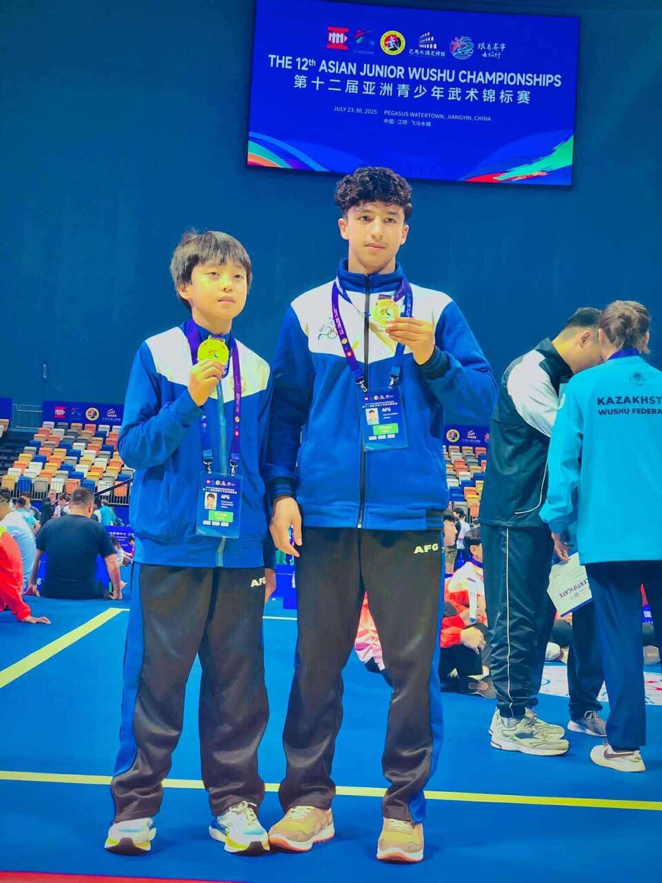 کودک شیعه افغانستانی قهرمان ووشوی آسیا شد