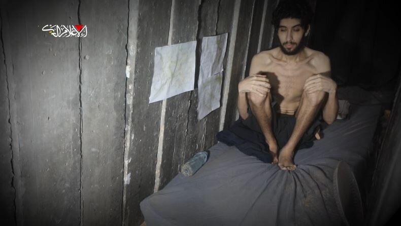 Al-Qassam video shows emaciated Israeli captive amid Gaza famine