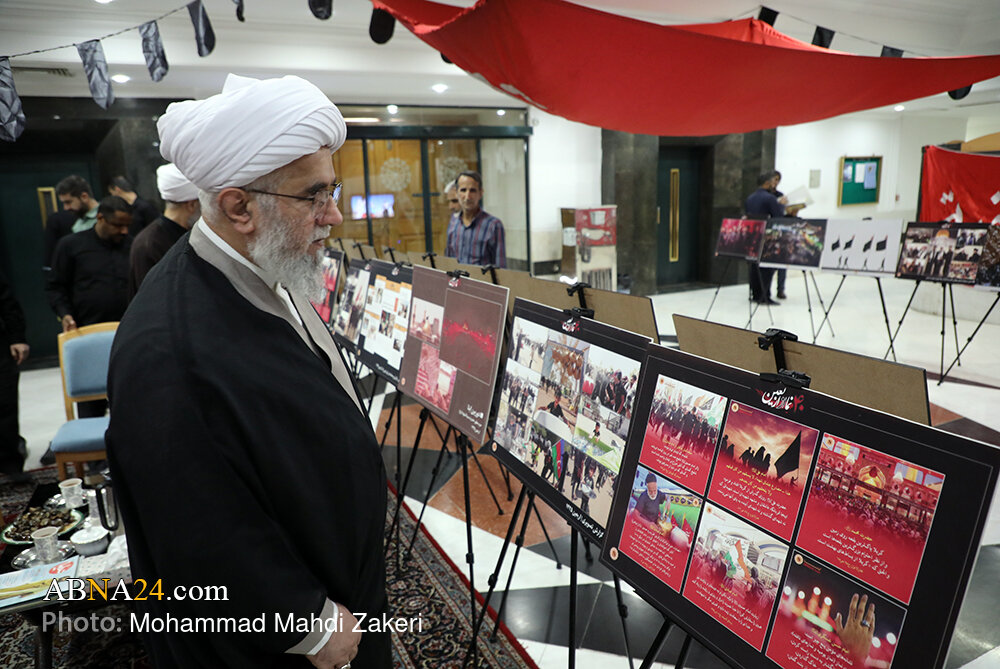 Kunjungan Sekjen Majma’ Ahlul Bayt (a) ke Pameran "Arba’in dalam Bingkai Gambar"