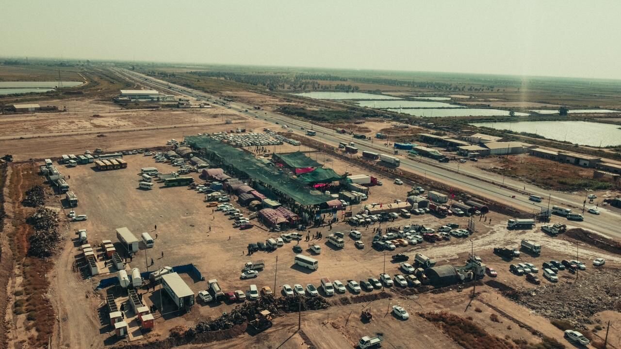 ورود چشم‌گیر زائران ایرانی اربعین از مرز خسروی به خاک عراق