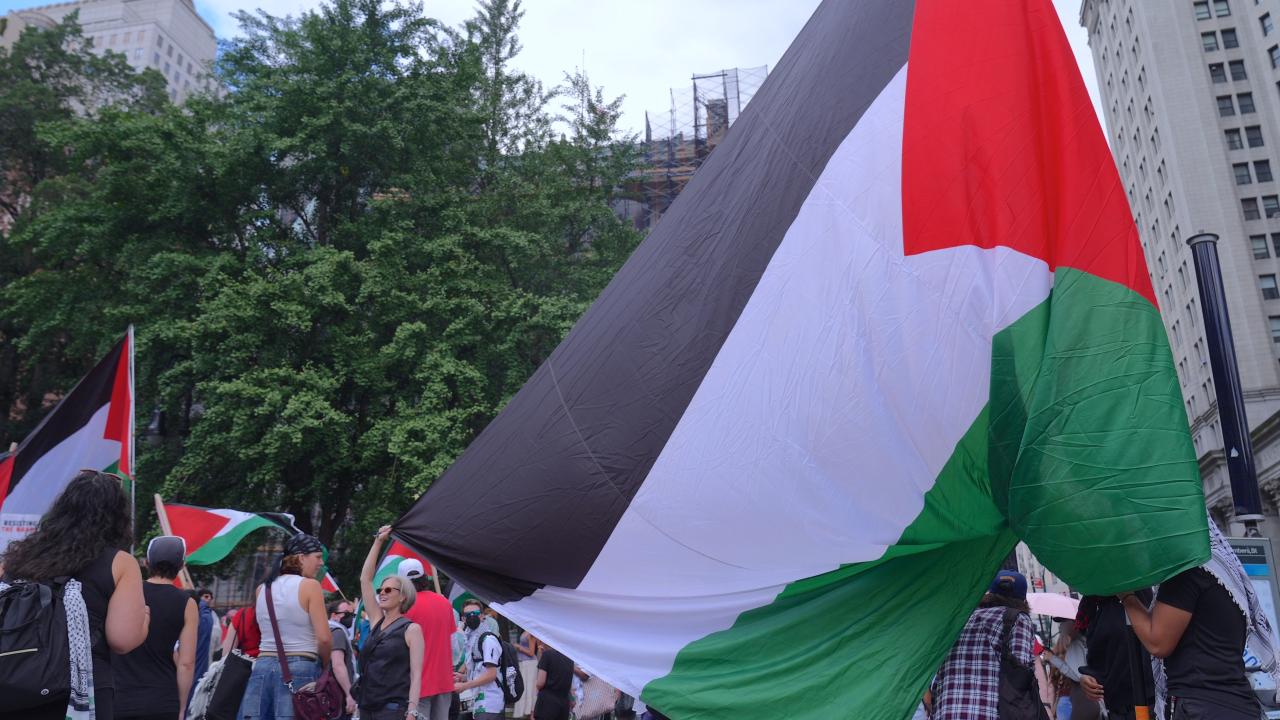 راهپیمایی اهالی نیویورک در اعتراض به نسلکشی رژیم صهیونی در غزه + تصاویر