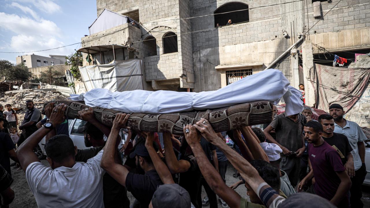 شهادت چندین فلسطینی در حمله رژیم صهیونی به صف توزیع غذا + تصاویر