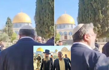 انتہاپسند بن گویر سمیت 1000سے زائد یہودی آبادکاروں کی مسجد الاقصیٰ میں دراندازی / قبلۂ اول کی اعلانیہ بےحرمتی
