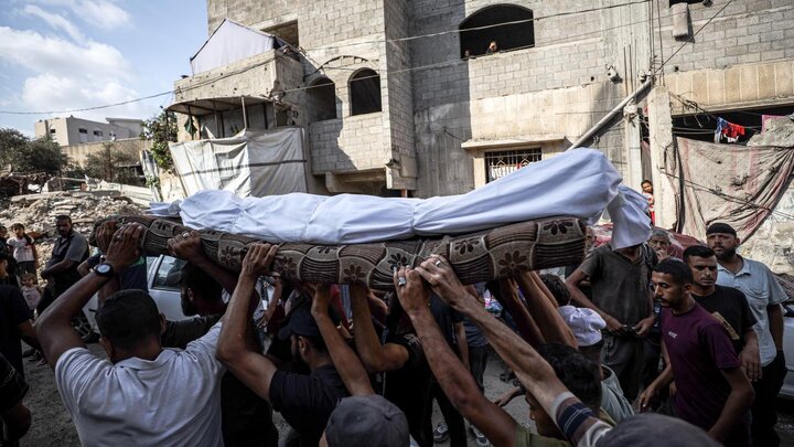 شهادت چندین فلسطینی در حمله رژیم صهیونی به صف توزیع غذا + تصاویر