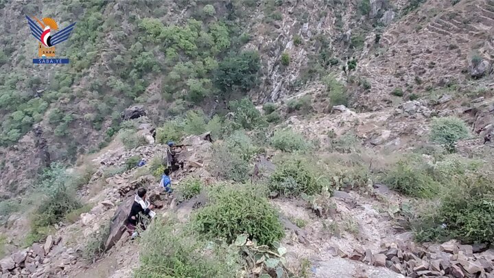 تقرير مصور/ مسير ومناورة لقوات التعبئة في حجة اليمنية