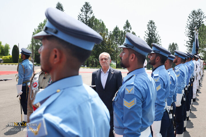 استقبال رسمی نخست وزیر پاکستان از دکتر پزشکیان