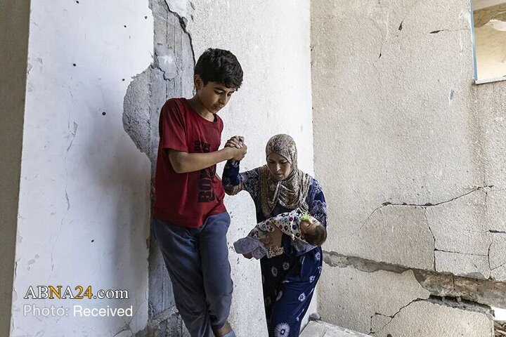 مقاومت مادرانه در ویرانه های غزه