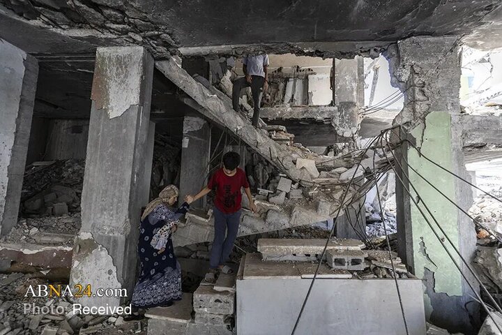 مقاومت مادرانه در ویرانه های غزه