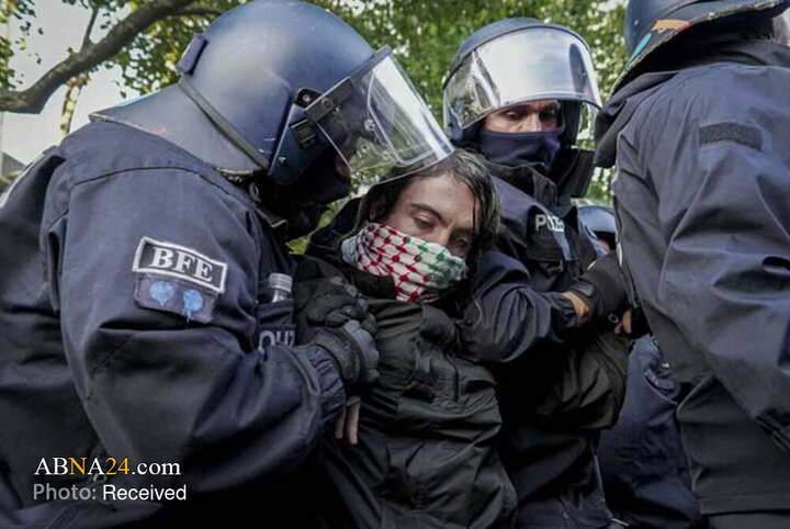 Foto/Alman Polisinin Filistin Göstericilerine Karşı Sert Tutumu