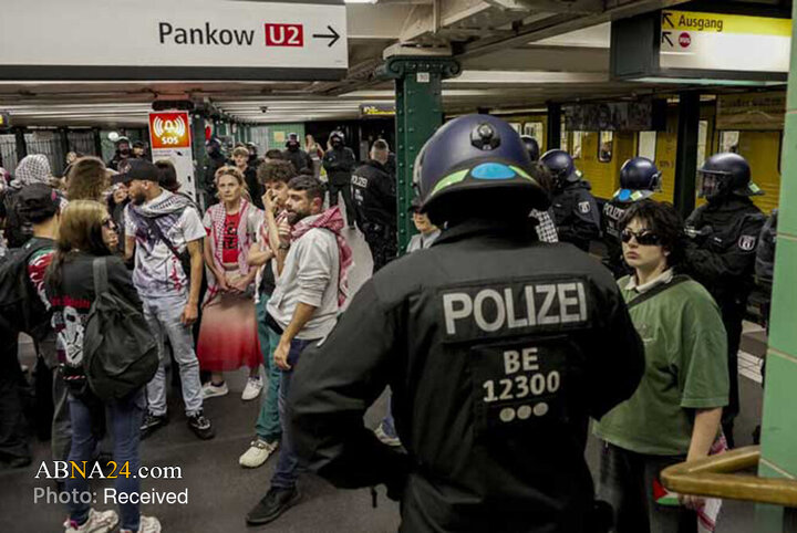 Foto/Alman Polisinin Filistin Göstericilerine Karşı Sert Tutumu