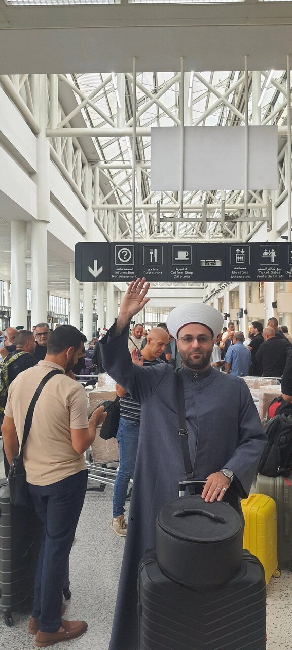 Photo: Sheikh 'Moumen Marwan Al-Rifai' Participates in Arbaeen of Imam Hussein