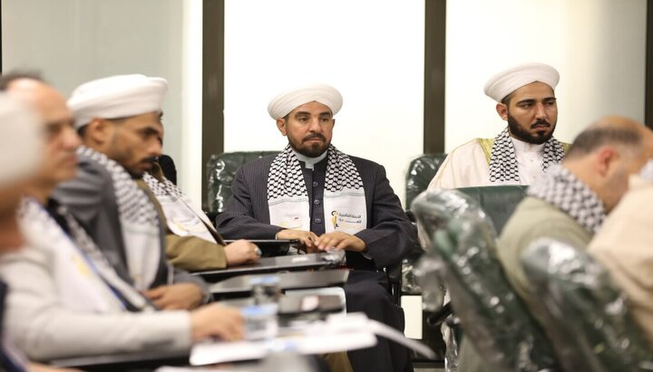 تقرير مصور/ لجان علمية تبحث نصرة فلسطين بمؤتمر نداء الأقصى الدولي في كربلاء