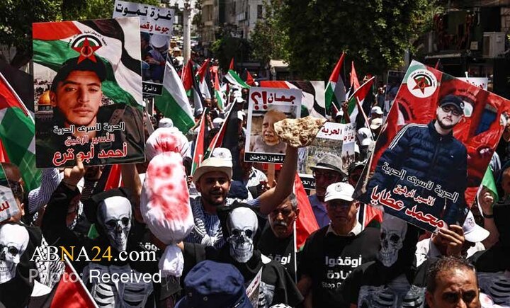 حمایت گسترده فلسطینیان کرانه باختری از غزه