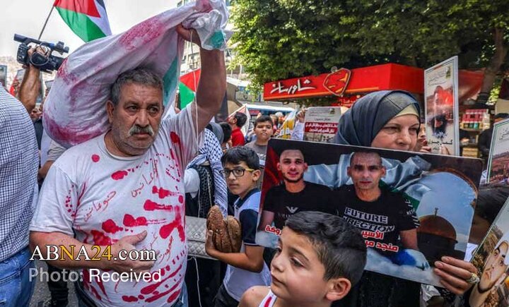 حمایت گسترده فلسطینیان کرانه باختری از غزه