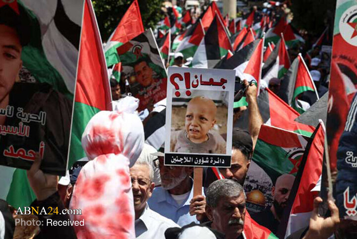 حمایت گسترده فلسطینیان کرانه باختری از غزه