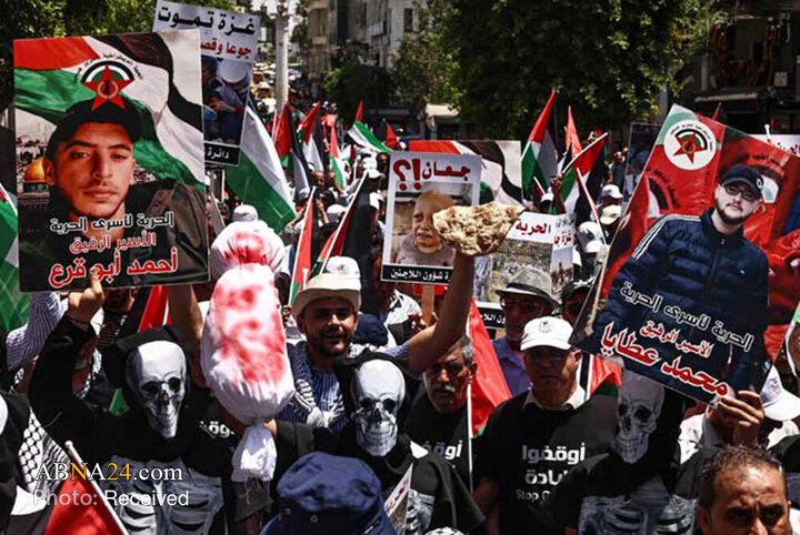 حمایت گسترده فلسطینیان کرانه باختری از غزه