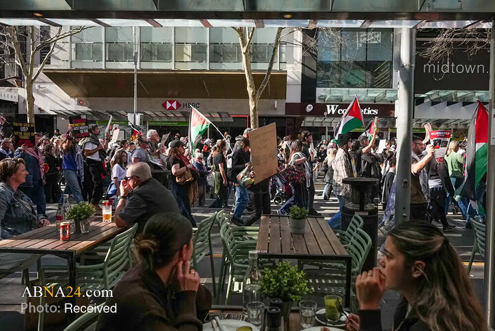 تظاهرات بی‌سابقه صدها هزار نفر از حامیان فلسطین در سیدنی