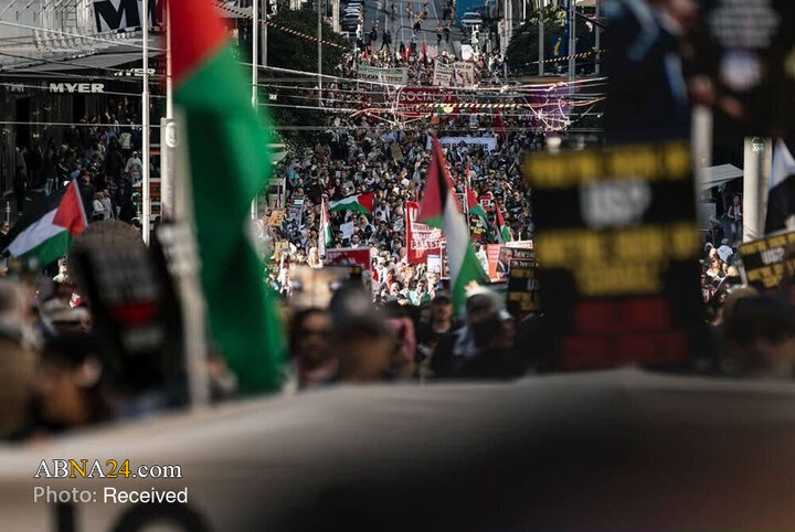 Informe fotográfico | Cientos de miles se congregan en Sídney en una manifestación histórica en apoyo a Palestina