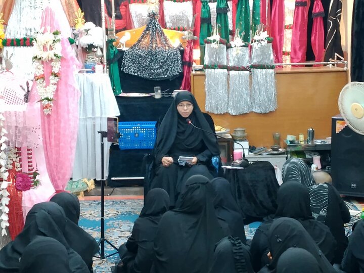 ပြည် ရှီအဟ် အေမာမ်ဘာရာ တွင် သခင်မလေး ဘီဘီစကီနဟ် (စ.အ) ၏ မဂျ်လစ် ပြုလုပ် ။ ။ Photos