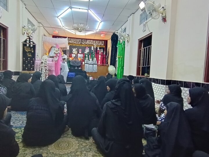 ပြည် ရှီအဟ် အေမာမ်ဘာရာ တွင် သခင်မလေး ဘီဘီစကီနဟ် (စ.အ) ၏ မဂျ်လစ် ပြုလုပ် ။ ။ Photos