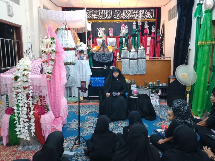 ပြည် ရှီအဟ် အေမာမ်ဘာရာ တွင် သခင်မလေး ဘီဘီစကီနဟ် (စ.အ) ၏ မဂျ်လစ် ပြုလုပ် ။ ။ Photos