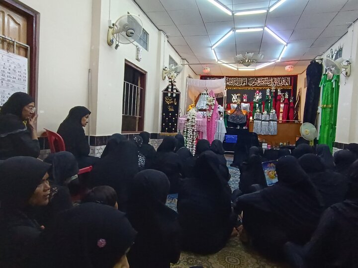 ပြည် ရှီအဟ် အေမာမ်ဘာရာ တွင် သခင်မလေး ဘီဘီစကီနဟ် (စ.အ) ၏ မဂျ်လစ် ပြုလုပ် ။ ။ Photos