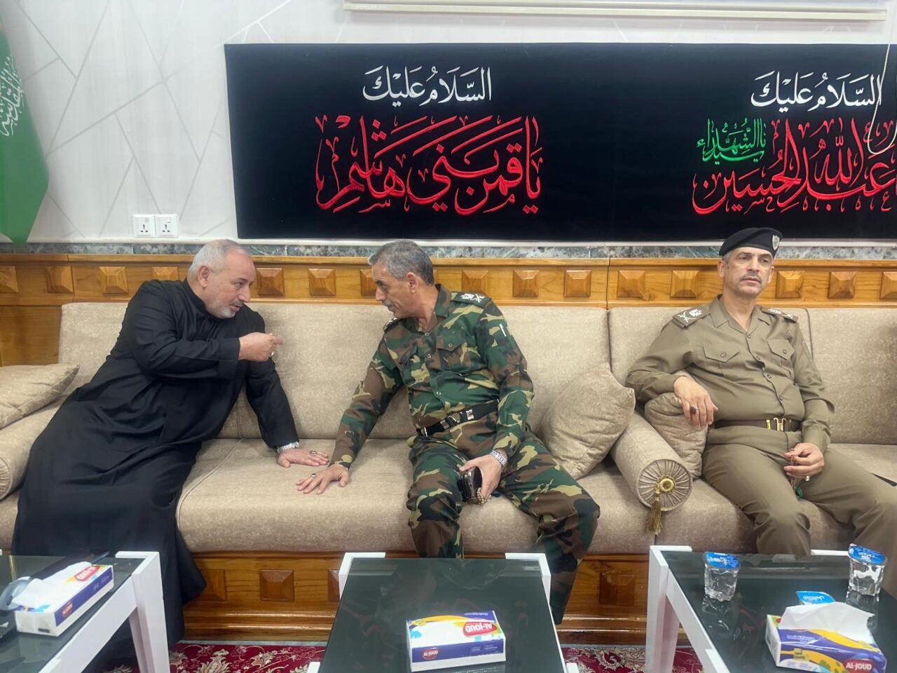 Al-Abbas Holy Shrine Complex receives Commander of Karbala Police and Director of Holy Shrines Protection