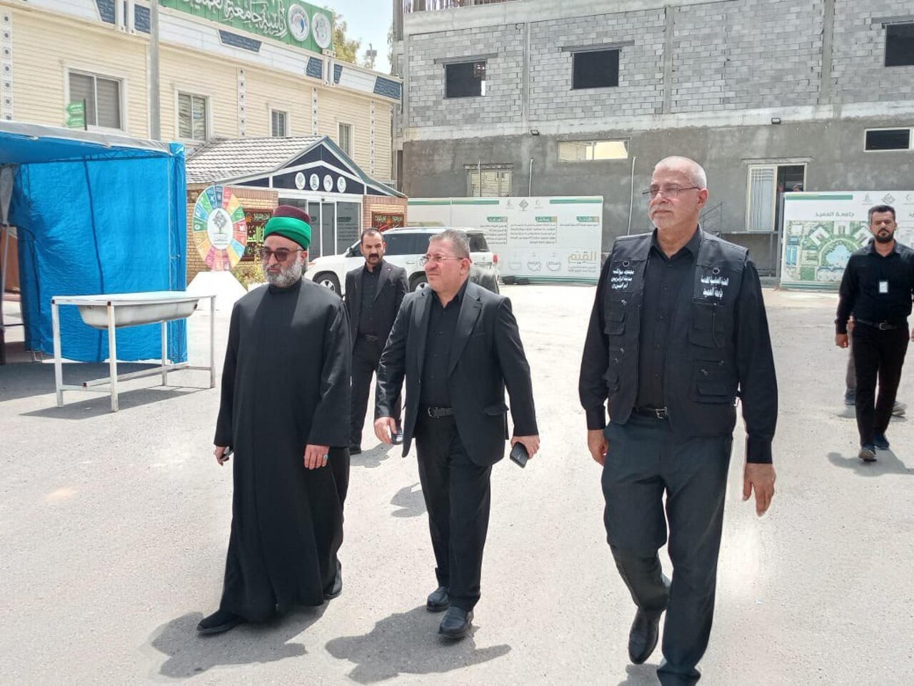 SG of Al-Abbas Shrine visits Oum al-Baneen processions serving visitors (+Photos)