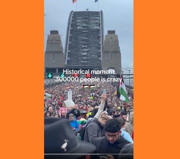 Video | Avstraliyada Fələstin tərəfdarlarının 300 min nəfərlik möhtəşəm ANTİ-SİONİST mitinqi