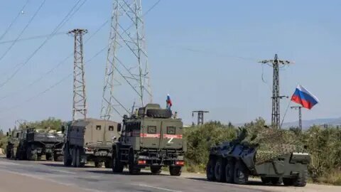 گشت نظامی روسیه در قامشلی سوریه