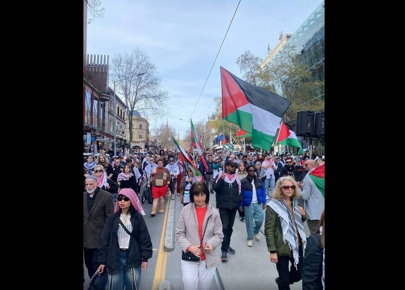 Video: Magnificent rally of Palestinian supporters in Australia