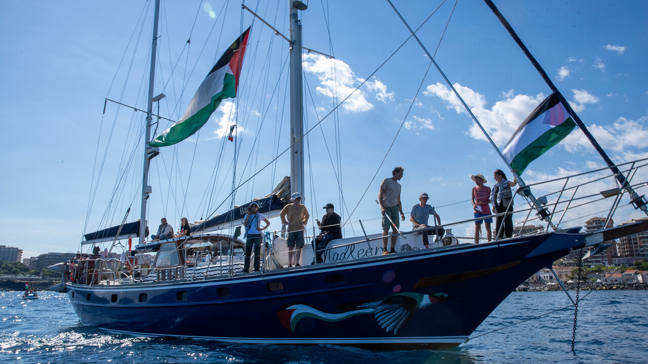 Largest civilian flotilla in history to sail for Gaza in defiance of Israeli blockade