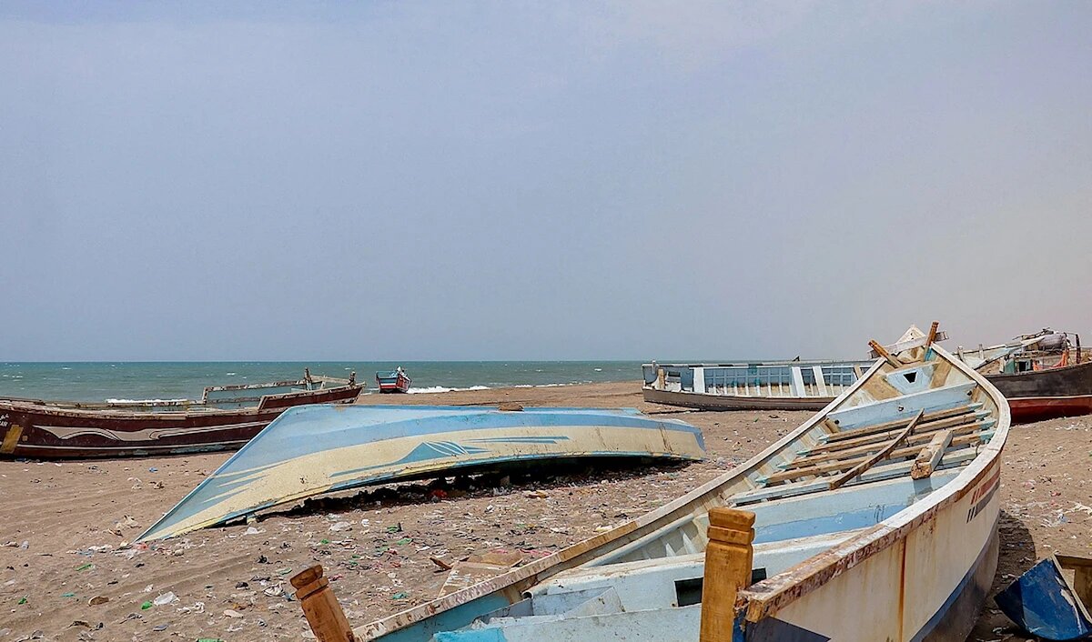 ۹۶ قربانی در حادثه غرق قایق در سواحل یمن