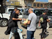 Fotoreportaj: Ətraf Mühit Qrupları Kərbəlaya gedən ziyarətçilər arasında düzgün mədəni maarifləndirmə aparırlar