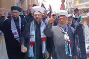 Video | İmam Əlinin (ə) hərəmində Şeyx Qasimin şərəfinə keçirilən yürüşdə “Livan Müsəlman Alimləri Məclisi”nin tərənnümləri