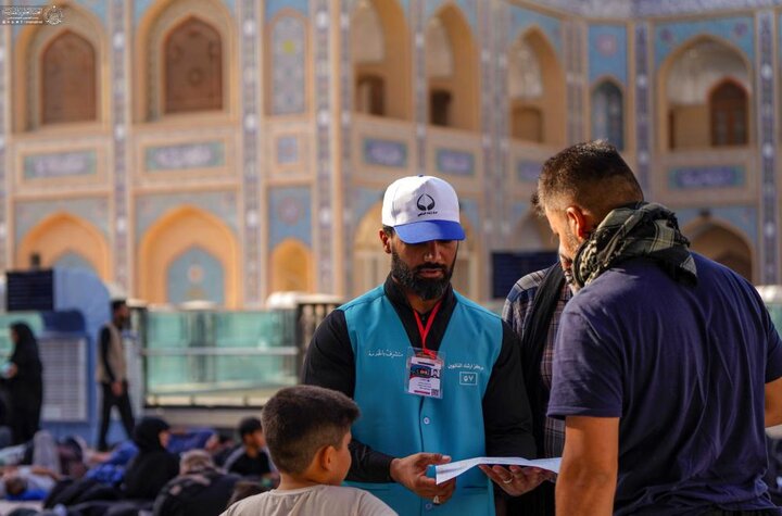 تقرير مصور/ ثلاثة آلاف خادمٍ ومتشرفٍ العتبة العلويّة المقدّسة ينفّذون الخطّة الخدمية للزيارة الأربعينية