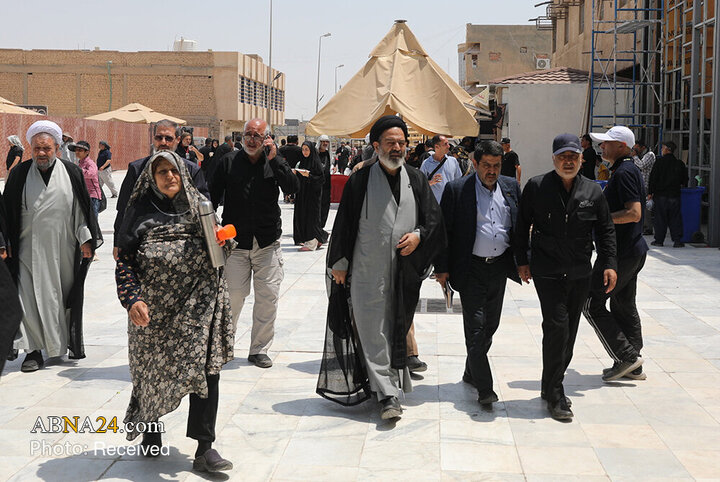 بازدید میدانی مسئولان حج و زیارت از خدمات به زائران در شهر کاظمین