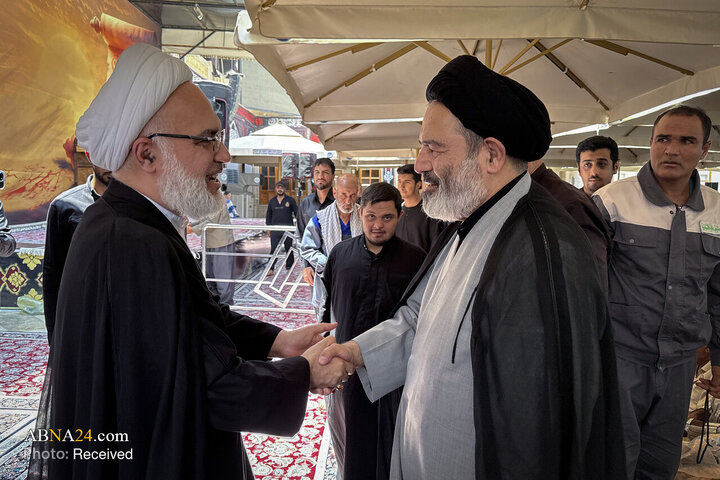 بازدید میدانی مسئولان حج و زیارت از خدمات به زائران در شهر سامراء