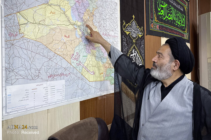 بازدید میدانی مسئولان حج و زیارت از خدمات به زائران در شهر سامراء