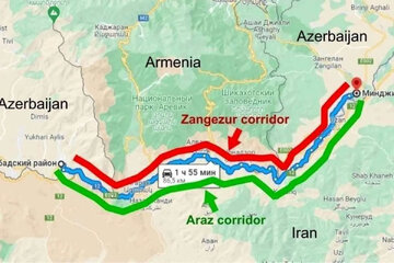 اولین واکنش ایران به توافق آذربایجان و ارمنستان و راه اندازی کریدور ترامپ در قفقاز