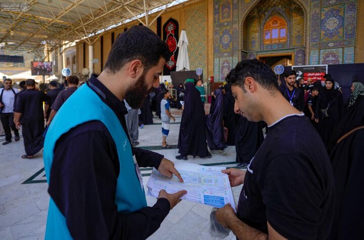 تقرير مصور/ "دليل الزائر" خدمة تقدمها العتبة العلوية المقدسة لزوار الأربعين